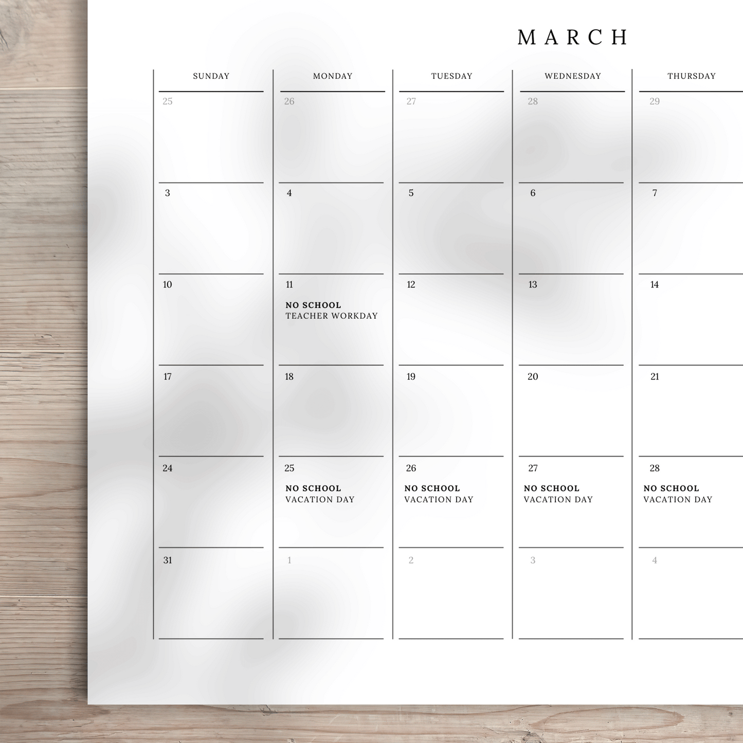 2024 Calendar with WCPSS Key Dates